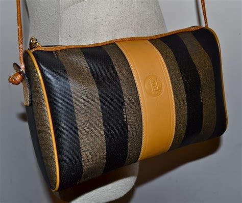 vintage striped fendi purse|pre owned fendi.